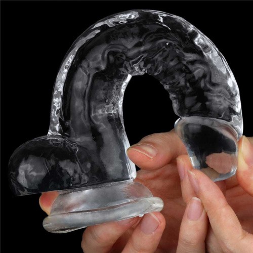 7.5'' Flawless Clear Dildo Clear - Фалоімітатор, 19 см (прозорий) - купити в Києві, Україні